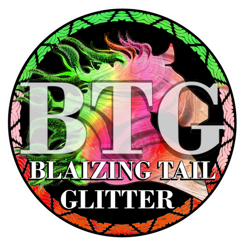 Blazing Tail Glitter logo