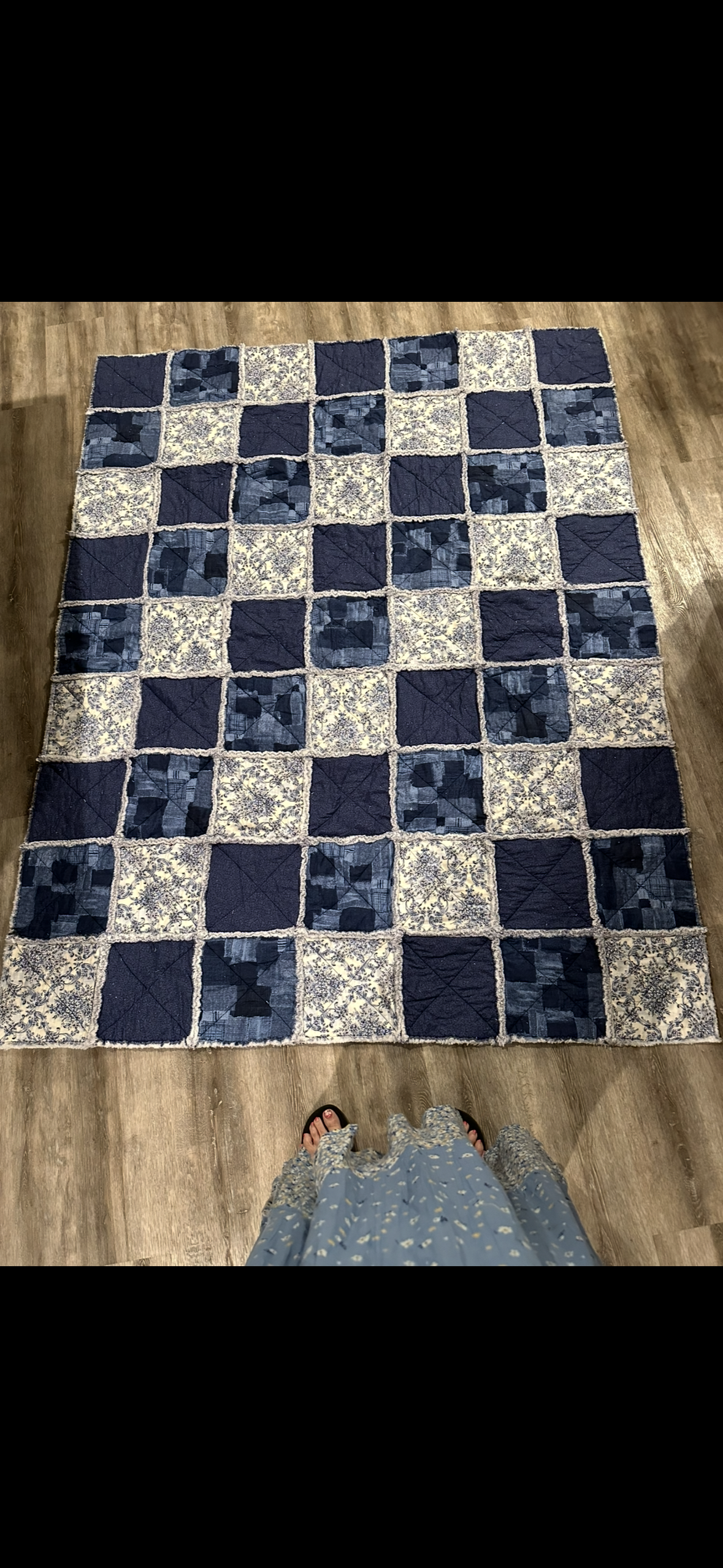 Lap Quilt Duck Race 1